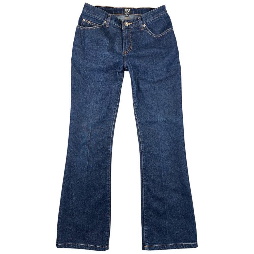 Vintage XOXO Jeans Y2K Bootcut Dark Wash Mid Rise Denim Retro Minimalist - 9/10